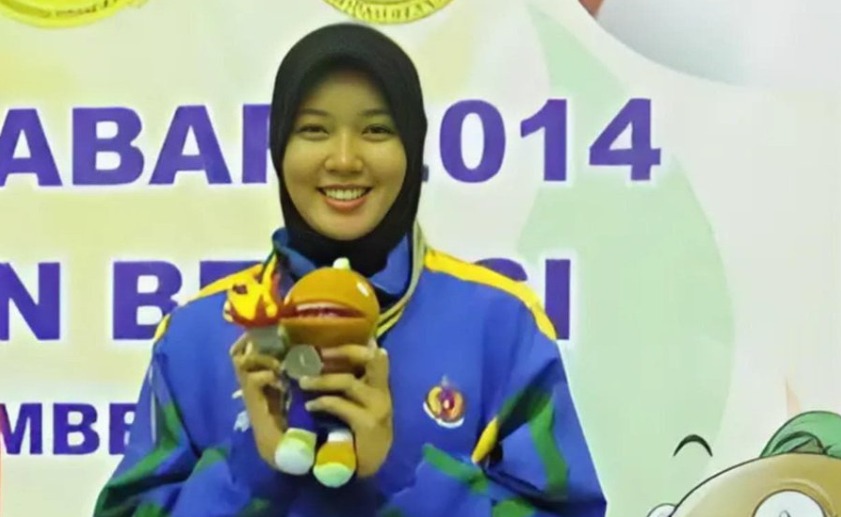 Fidya Kamalinda, atlet Taekwondo asal Bandung yang hilang sejak 2015 silam. (X@PRFMnews)